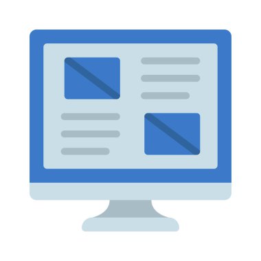 Ui Tasarım simgesi, vektör illüstrasyonu  