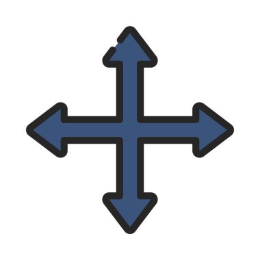 Okların simge vektör resimlerini genişlet