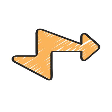 Elektrik Bilgi Akımı simgesi, vektör illüstrasyonu basit tasarım