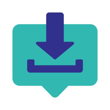 İleti web simgesi vektör illüstrasyonu indir