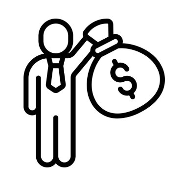 Para web sitesi vektör illüstrasyonunu ver