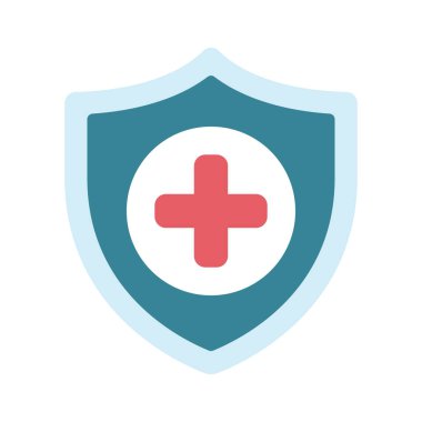 Sağlık ve Güvenlik Web ikonu vektör illüstrasyonu