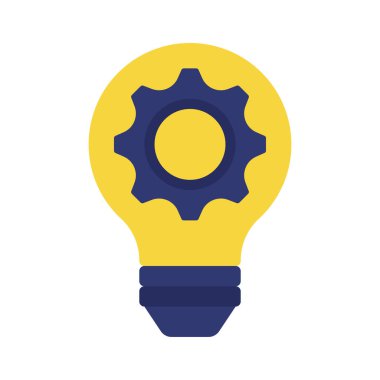 Çarklı ampul, vektör illüstrasyonuName