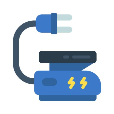 Battery icon, vector illustration simple design