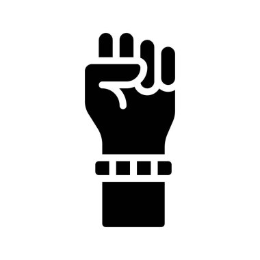 Bileklik Ağ simgesi vektör illüstrasyonu