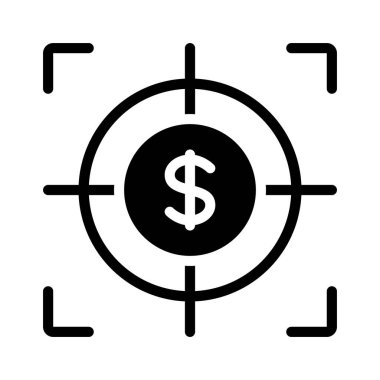 Financial Focus icon, vector illustration  