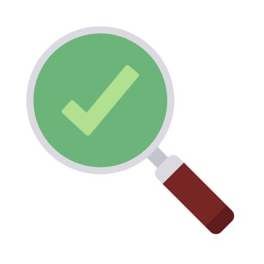 Araştırma Araştırma simgesi, vektör illüstrasyonu