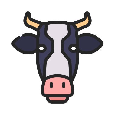 Hayvan çiftliği inek simgesi biçiminde