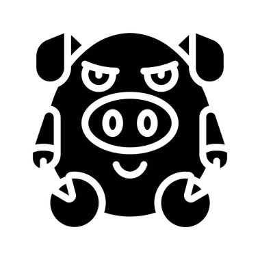 Devil Web simgesi vektör illüstrasyonu