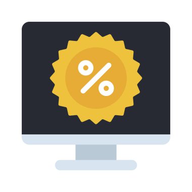 satış simgesi vektör illüstrasyonu