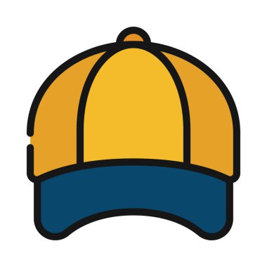 hat simgesi, vektör illüstrasyonu basit tasarım