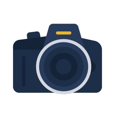 DSLR kamera simgesi vektör illüstrasyon tasarımı 