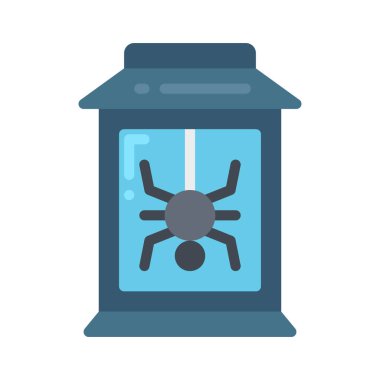 fener düz simgesi, vektör illüstrasyonu 