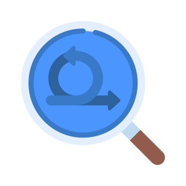 Hızlı İnceleme simgesi vektör illüstrasyon tasarımı