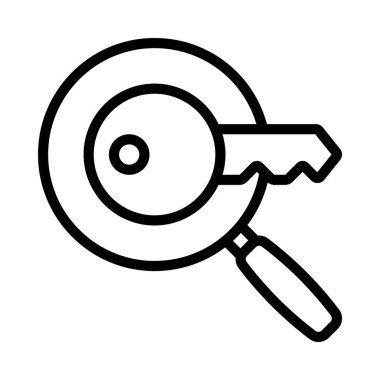 İyi anahtar sözcük simgesi, vektör illüstrasyonu basit tasarım