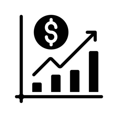 Financial Profit icon, vector illustration  