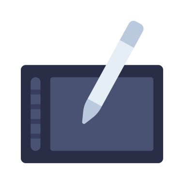 Tablo Ağ ikonu vektör illüstrasyonu çiziliyor