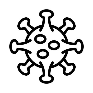 Virüs simgesi vektör illüstrasyon tasarımı 