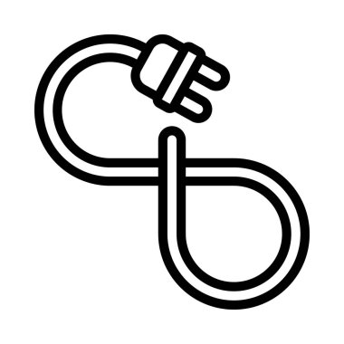 Sonsuz Güç simgesi vektör illüstrasyon tasarımı