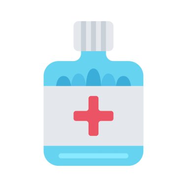 ilaç ve sağlık tabletleri vektör çizgisi simgesi