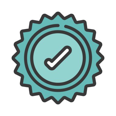 İyi Rozet simgesi vektör illüstrasyon tasarımı