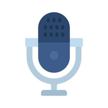 mikrofon simgesi vektör resimleme arkaplanı 