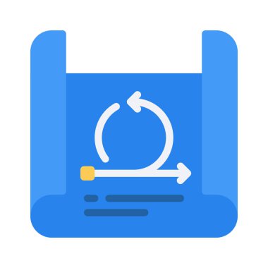 Sprint Proje simgesi vektör illüstrasyon tasarımı