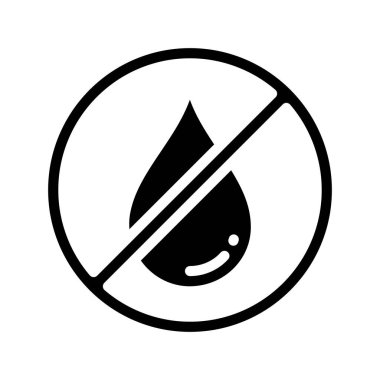 Yağ ağ ikonu vektör illüstrasyonu yok