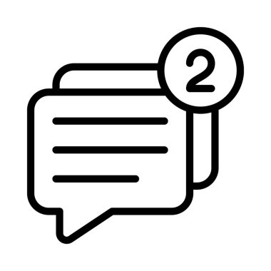 Yorumlar Numara vektör illüstrasyon tasarımı