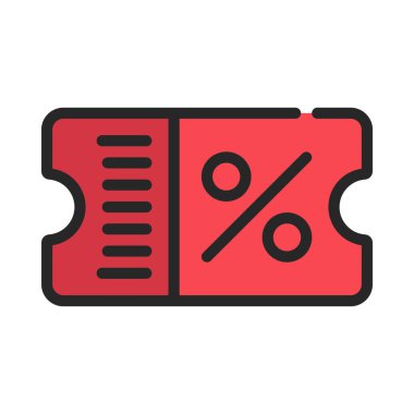 İndirim simgesi vektör illüstrasyon arkaplan tasarımı