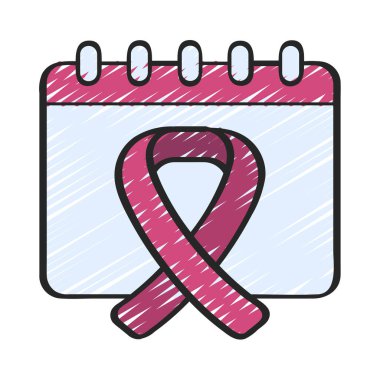 Farkındalık Günü ikon vektör tasarımı