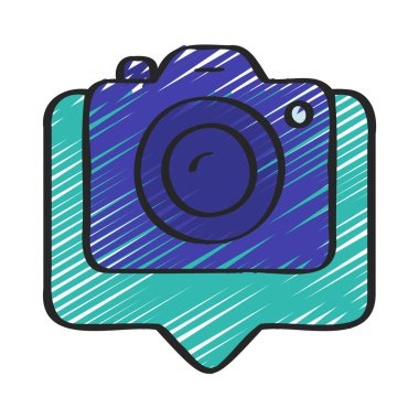 Kamera web simge vektör çizim