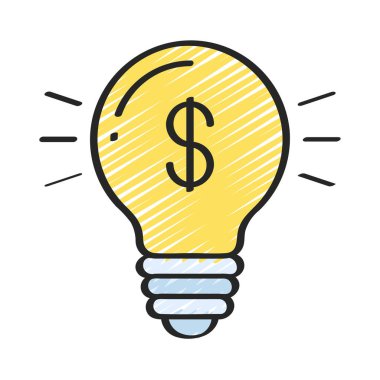 Financial Ideas icon, vector illustration  