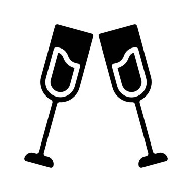 Şerefe simgesi, vektör illüstrasyonu basit tasarım