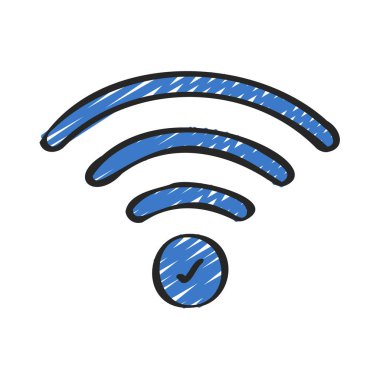 İyi Wifi Sinyal vektör illüstrasyonu  