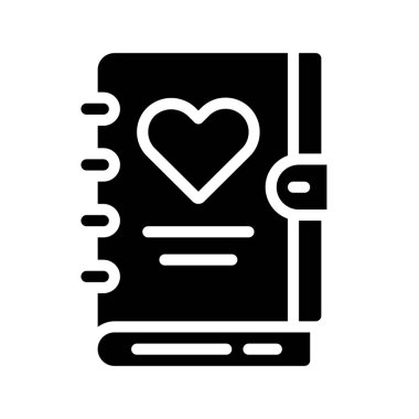 Günlük defteri, vektör illüstrasyonu basit tasarım