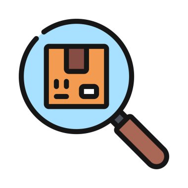 Arama Paketi simgesi, vektör illüstrasyonu  