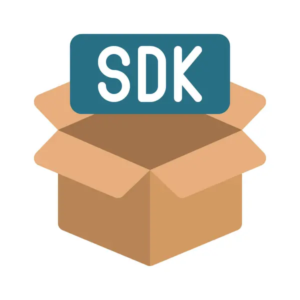 Software Development Kit Icon Illustration — Stock Vector