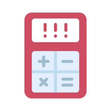 hesap makinesi simgesi, vektör illüstrasyon tasarımı