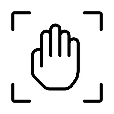 El web simgesini tara düz tasarım, vektör illüstrasyonu