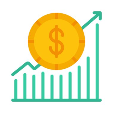 Artan Satış vektör çizimi tasarımı