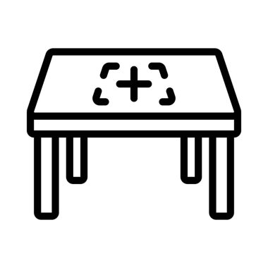 Tablo İşaretleyici düz simgesi, vektör illüstrasyonu 