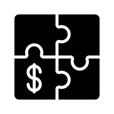 adet simge vektör çizim puzzle 