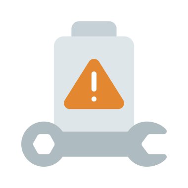 Battery icon, vector illustration simple design