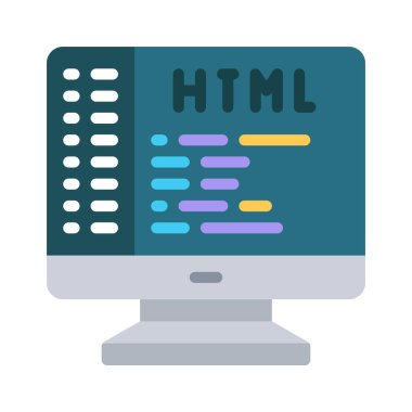HTML dosya vektör illüstrasyon görüntüsü