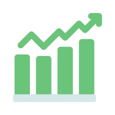 Grafiksel grafik diyagramı tasarım ve yaratıcılık için tek bir simge silueti simgesi.