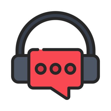 Canlı Sohbet Desteği simgesi illüstrasyonu 