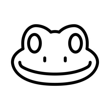 Frog web icon vector illustration