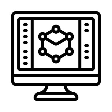 Ürün Tasarım simgesi, vektör illüstrasyonu 
