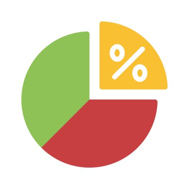 Vergi simgesi vektör illüstrasyonu 